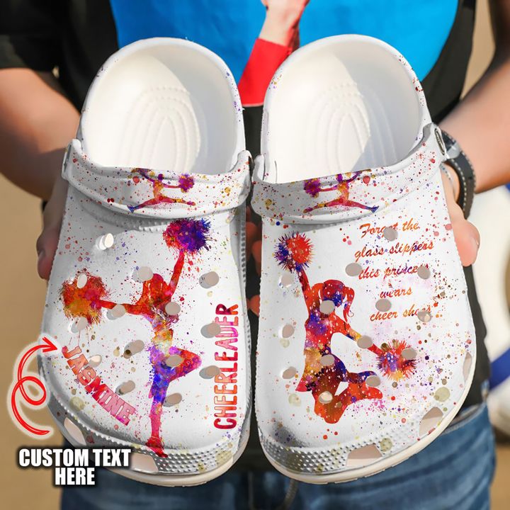Cheerleader Personalized Forget Glass Slippers Crocs Clog Shoes
