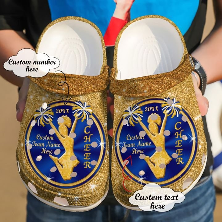 Cheerleader Personalized From Bow To Toe Crocs Clog Shoes 2 Cheerleader Personalized From Bow To Toe Crocs Clog Shoes