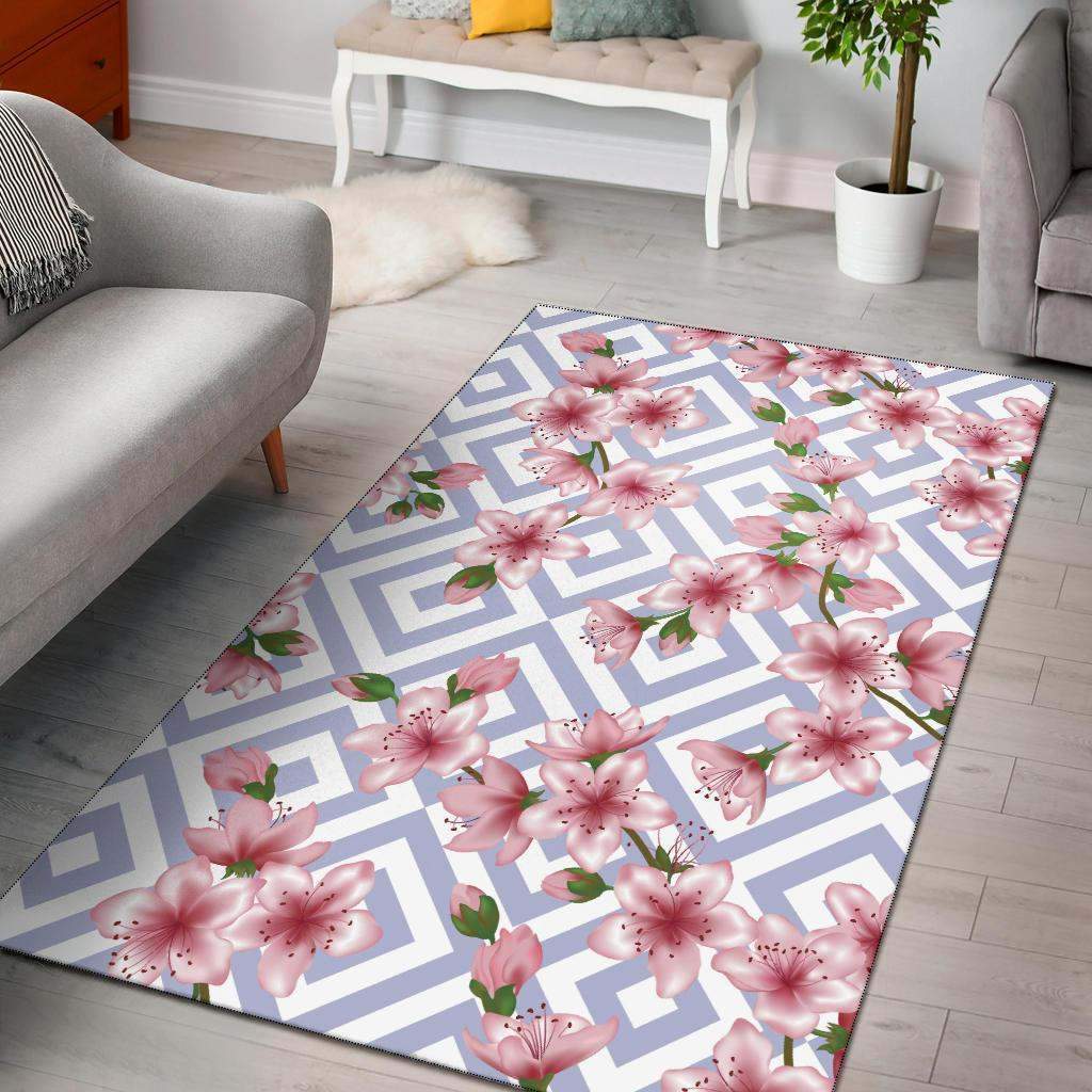 Cherry Blossom Pattern Print Design Limited Edition Rug 8 Cherry Blossom Pattern Print Design Limited Edition Rug