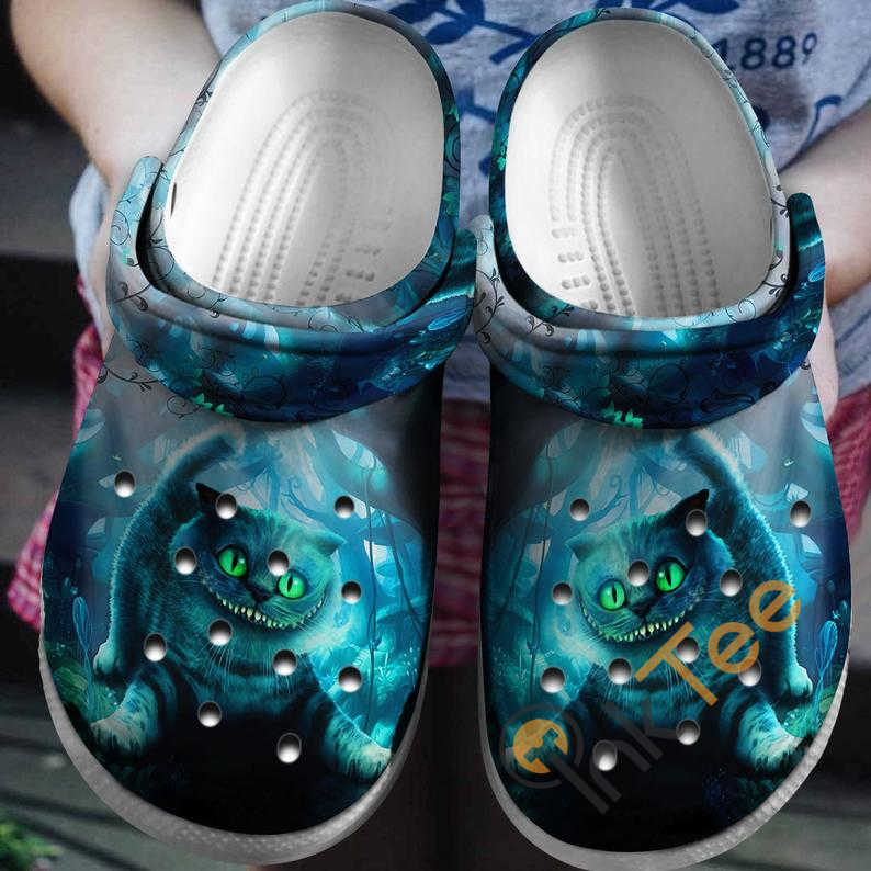 Cheshire Cat Alice In Wonderland Cartoon Movie Crocs Clog Shoes