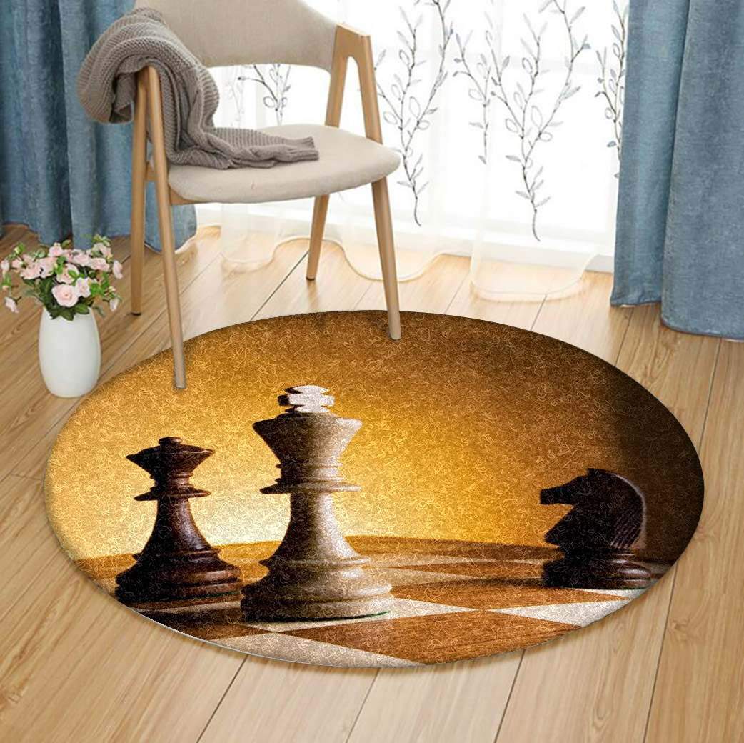 Chess Limited Edition Round Rug 9 Chess Limited Edition Round Rug