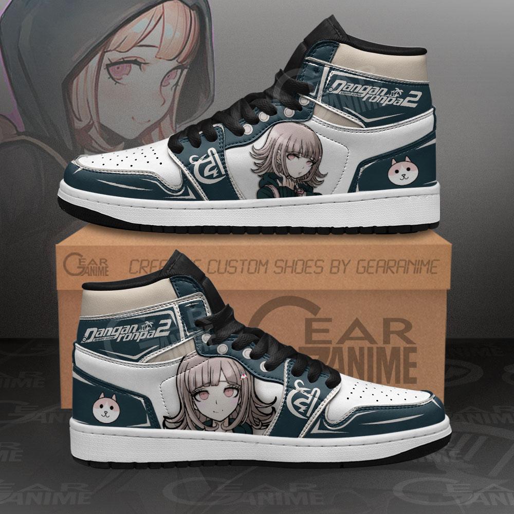 Chiaki Nanami Sneakers Dangan Ronpa Custom Anime Air Jordan Shoes