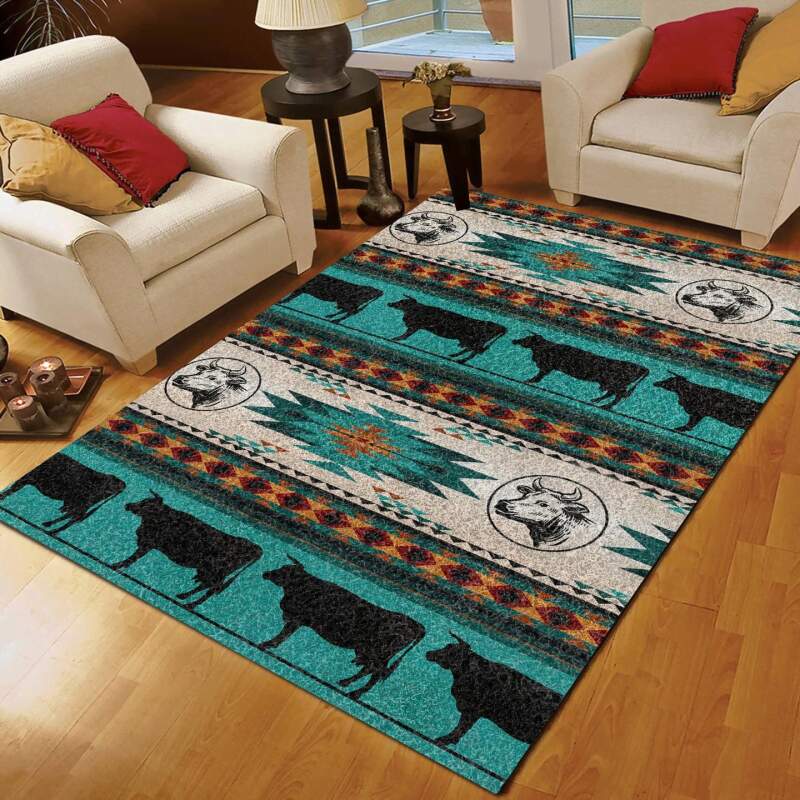 Chianina Cattle Limited Edition Rug 1 Chianina Cattle Limited Edition Rug