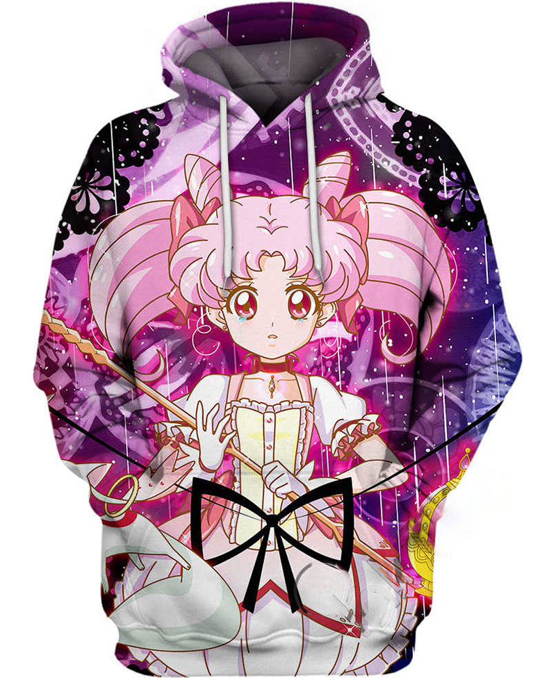 Chibiusa Madoka Hoodie 3D