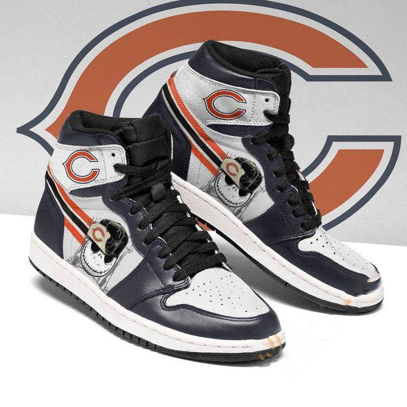Chicago Bears Custom Sneaker Air Jordan Shoes 15 Chicago Bears Custom Sneaker Air Jordan Shoes