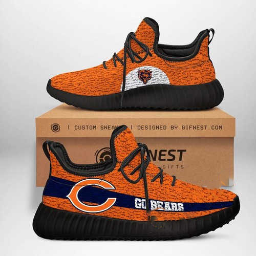 Chicago Bears Football Customize Yeezy Boost