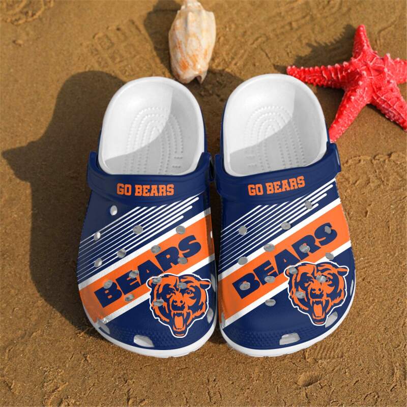 Chicago Bears Go Bears Custom For Nfl Fans Crocs Clog Shoes 2 Chicago Bears Go Bears Custom For Nfl Fans Crocs Clog Shoes