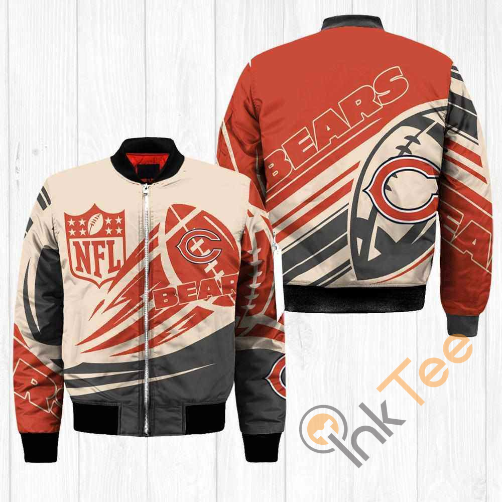 Chicago Bears NFL Balls Apparel Best Christmas Gift For Fans Bomber Jacket