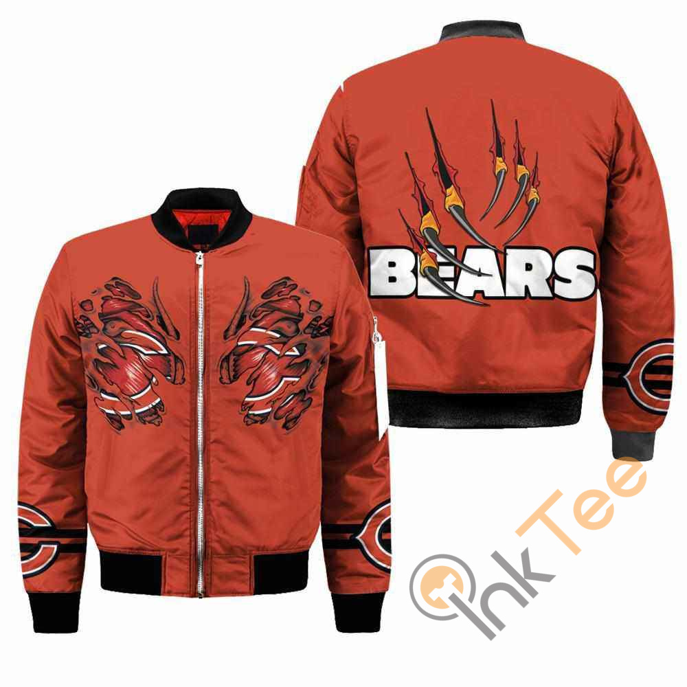 Chicago Bears NFL Claws Apparel Best Christmas Gift For Fans Bomber Jacket