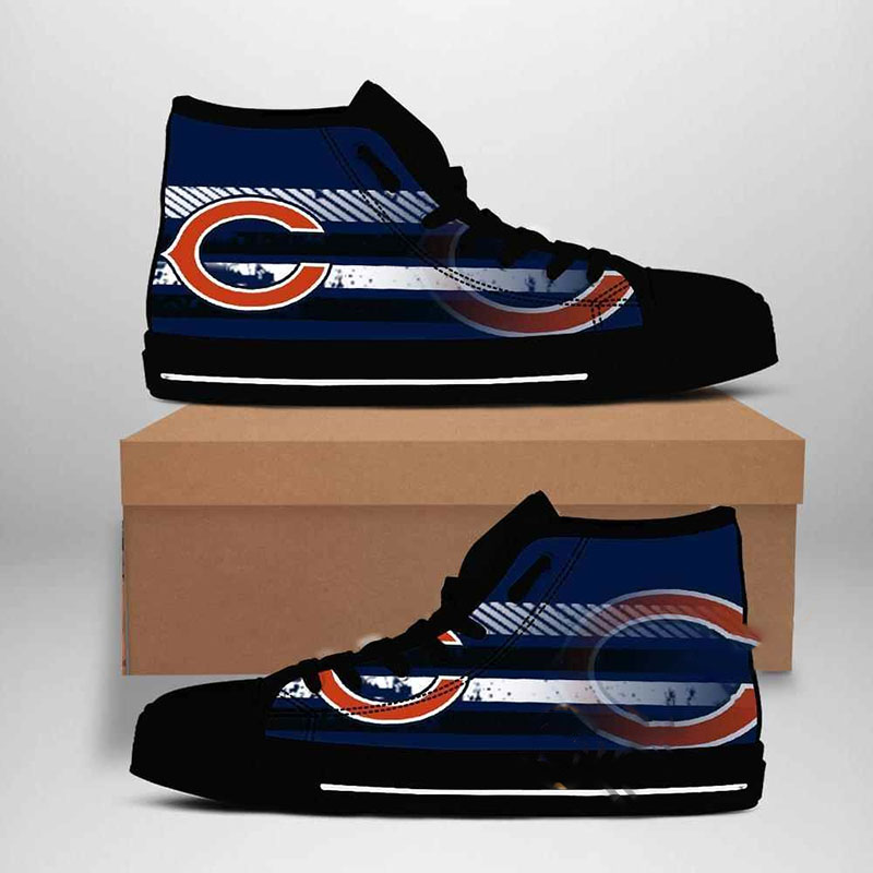 Chicago Bears Nfl Football High Top Shoes