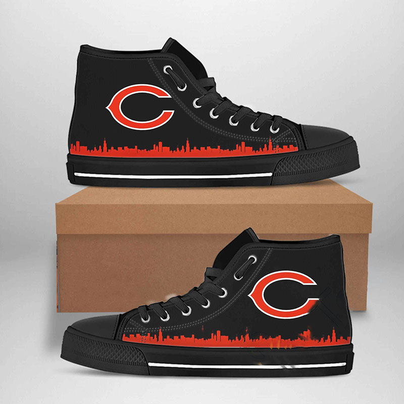 Chicago Bears Nfl Football High Top Shoes