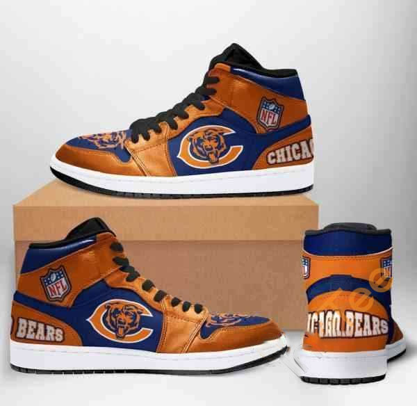 Chicago Bears Nfl Football Custom Air Jordan Shoes