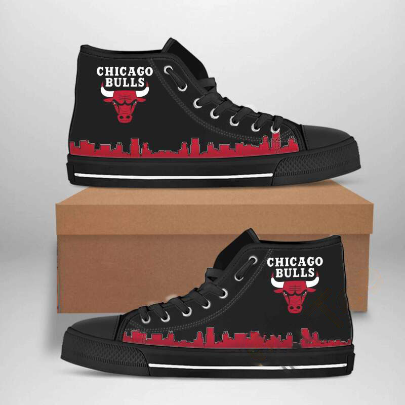 Chicago Bulls Nba Basketball High Top Shoes 6 Chicago Bulls Nba Basketball High Top Shoes