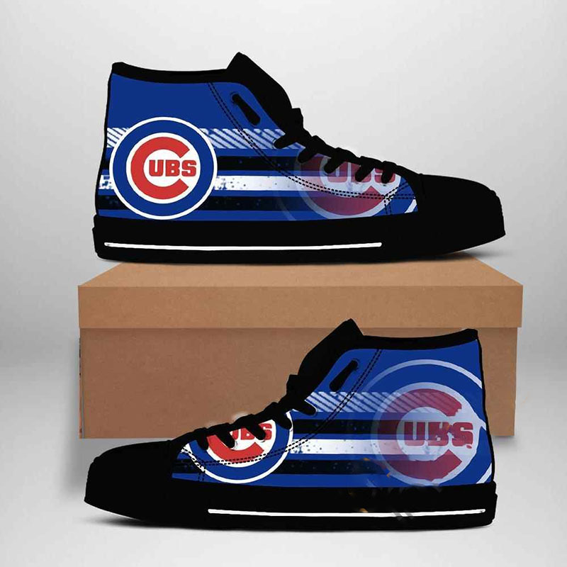 Chicago Cubs MLB Baseball High Top Shoes