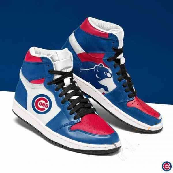 Chicago Cubs Mlb Baseball Custom Air Jordan Shoes