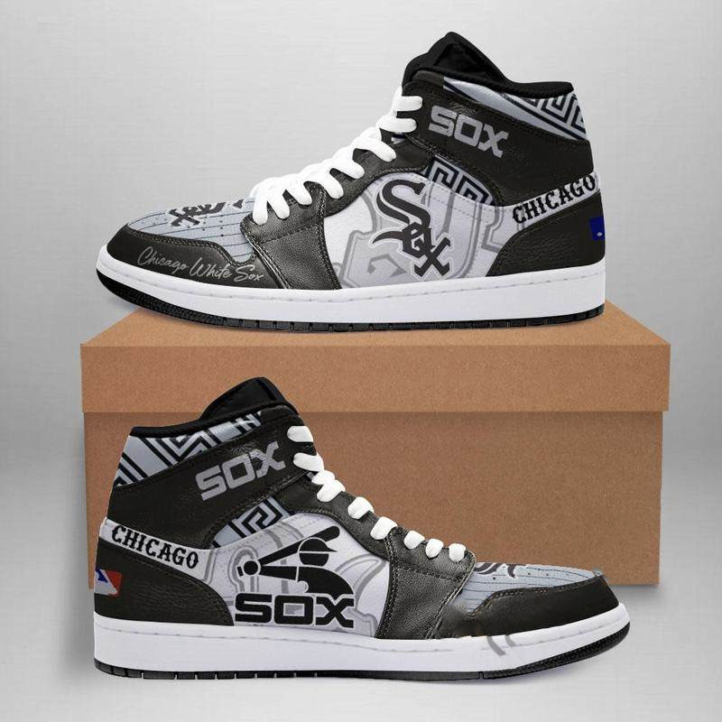 Chicago White Sox Custom Air Jordan Shoes 8 Chicago White Sox Custom Air Jordan Shoes