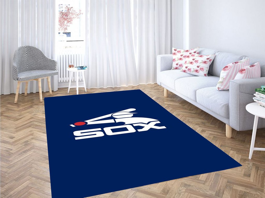 Chicago White Sox Logo Living Room Modern Carpet Rug 8 Chicago White Sox Logo Living Room Modern Carpet Rug