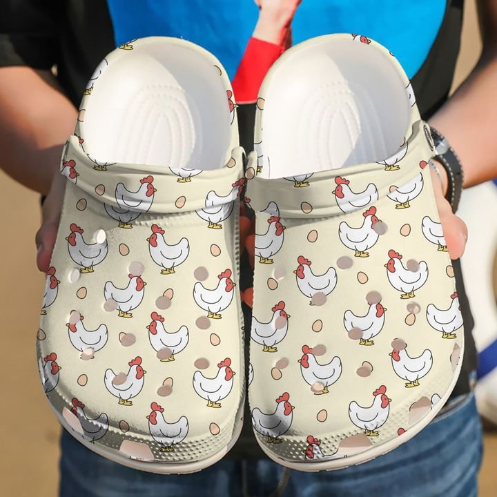 Chicken And Egg Crocs Clog Shoes 4 Chicken And Egg Crocs Clog Shoes