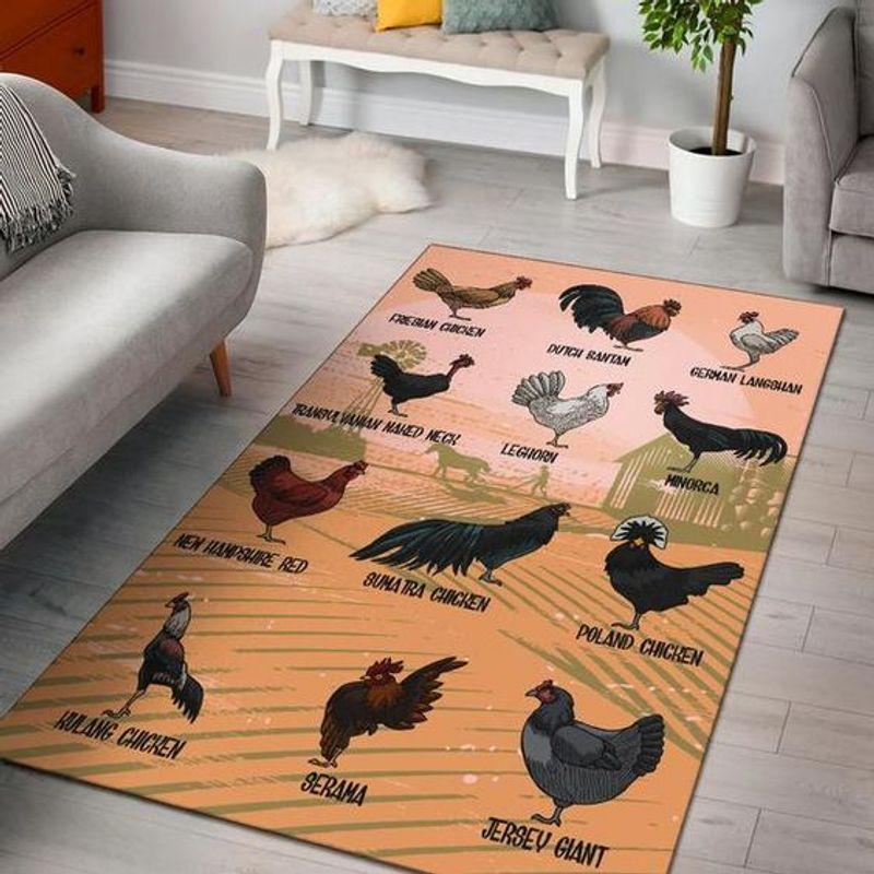 Chicken Chart Rectangle Limited Edition Rug 2 Chicken Chart Rectangle Limited Edition Rug