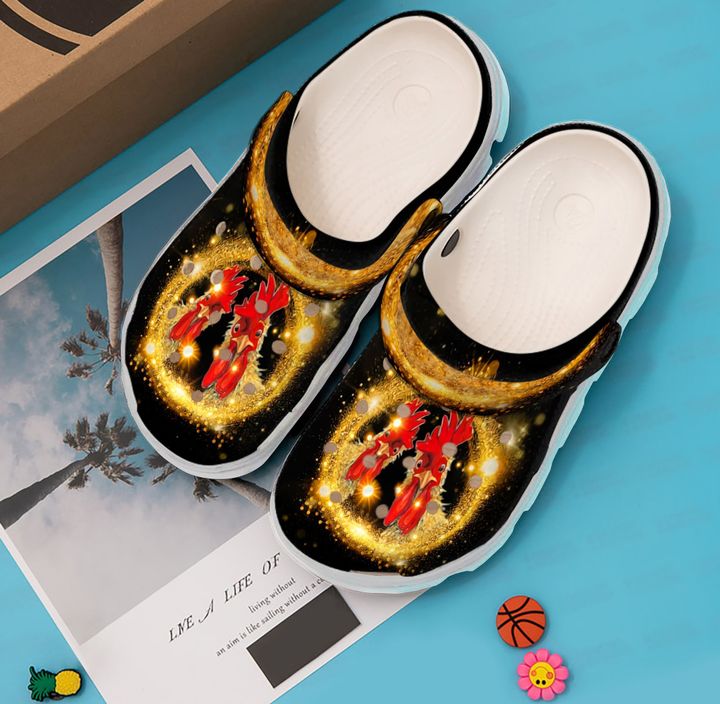Chicken Couple Crocs Clog Shoes