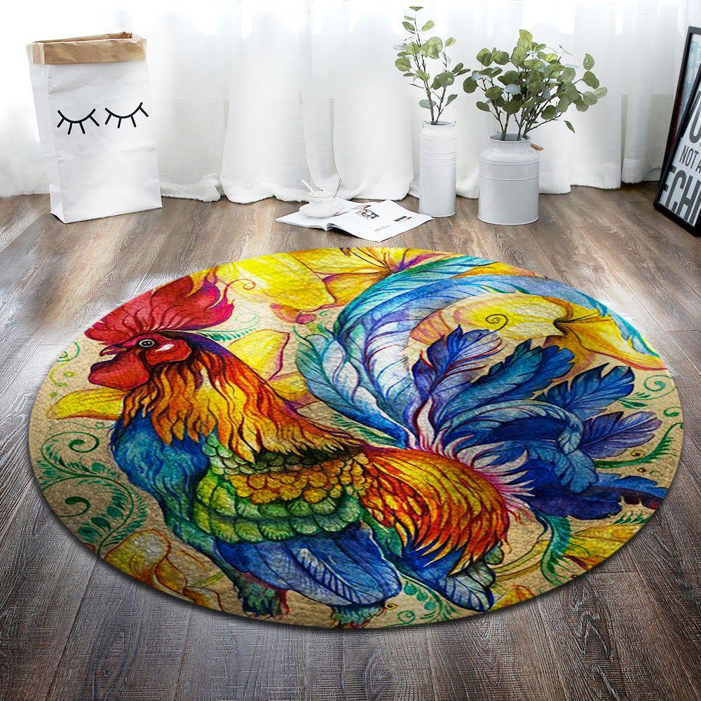 Chicken Limited Edition Round Rug