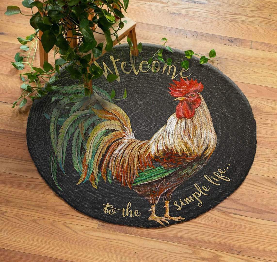 Chicken Limited Edition Round Rug