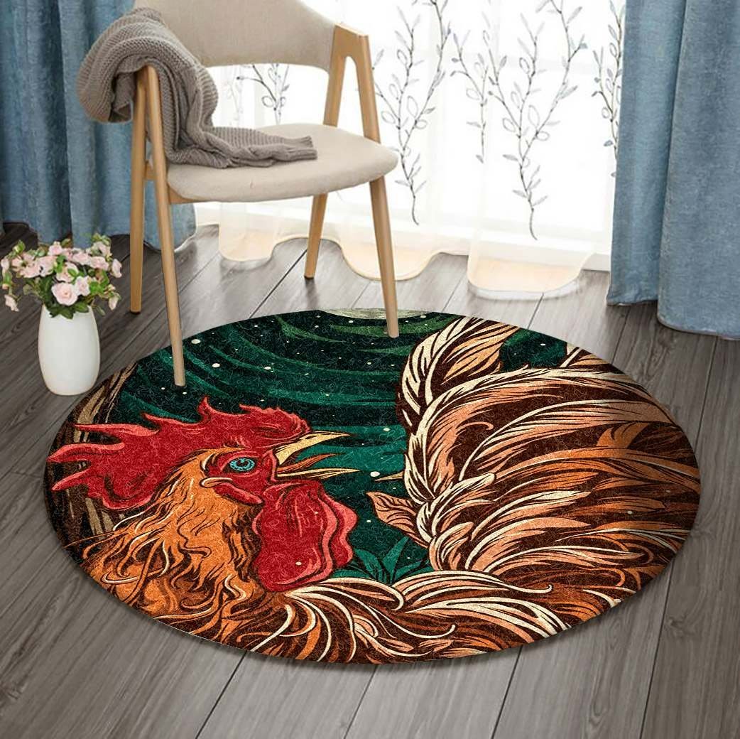 Chicken Limited Edition Round Rug