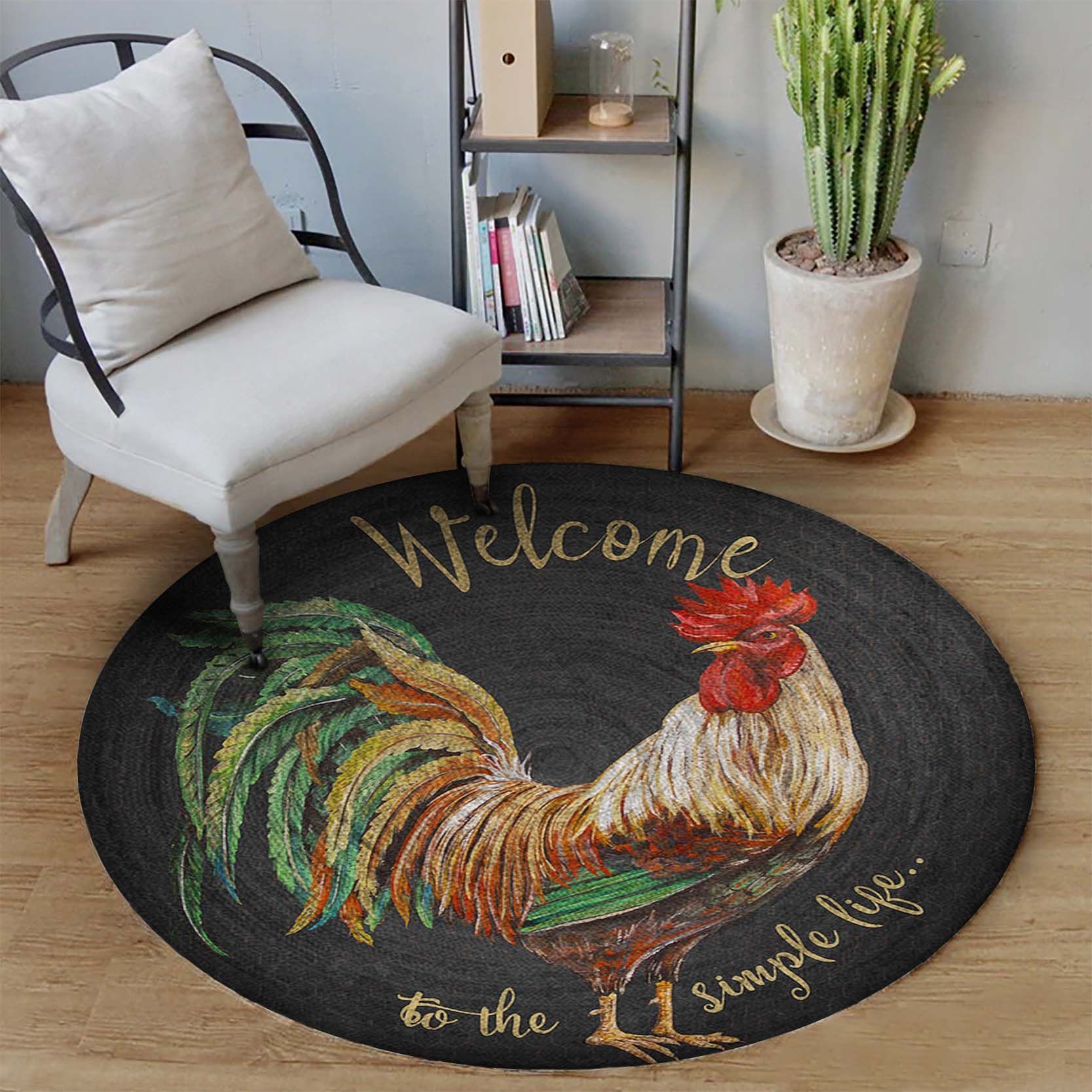 Chicken Limited Edition Round Rug