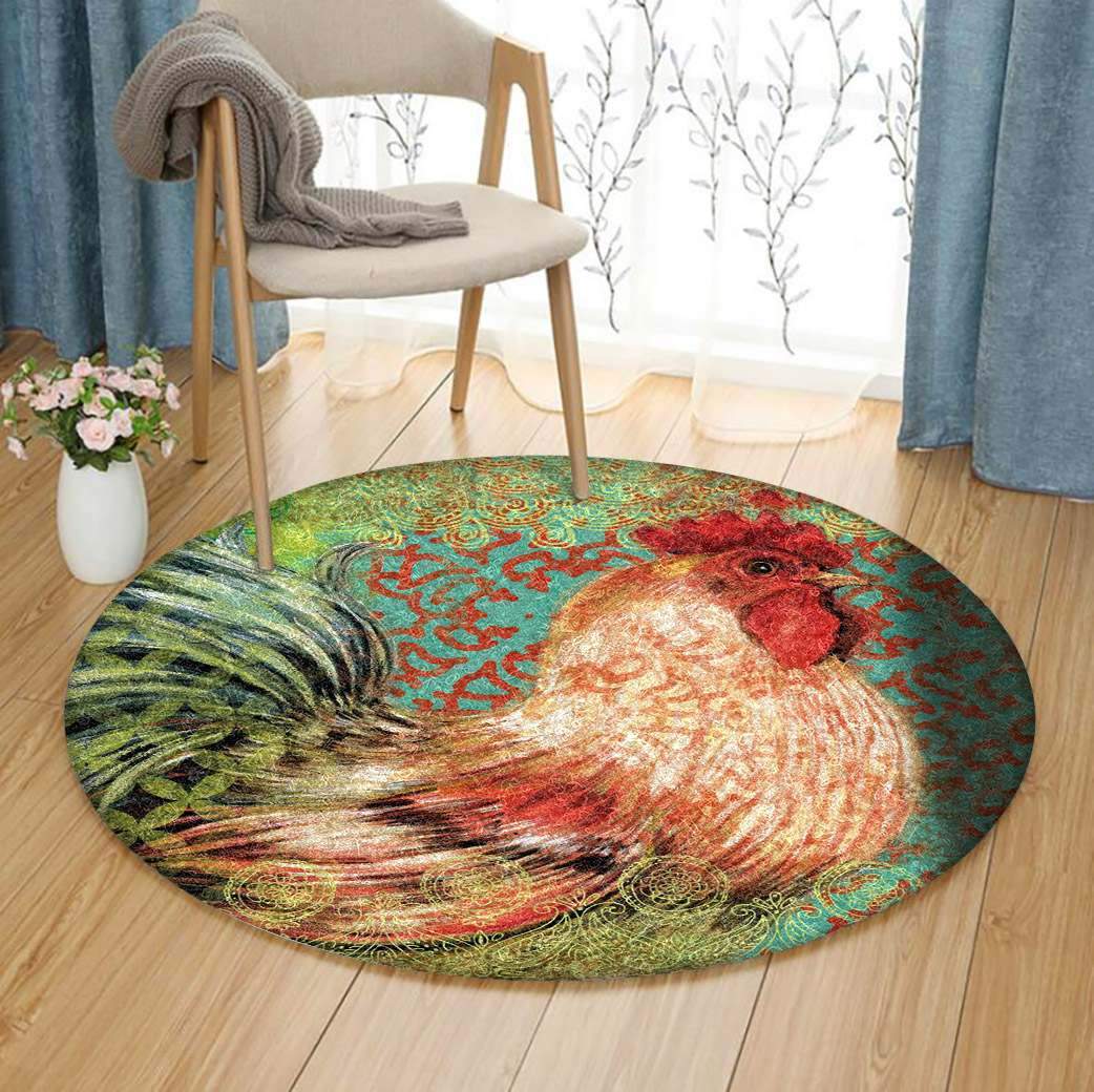 Chicken Limited Edition Round Rug