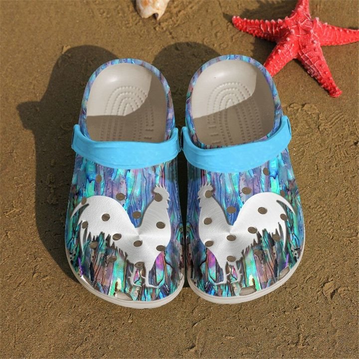 Chicken Metal Crocs Clog Shoes