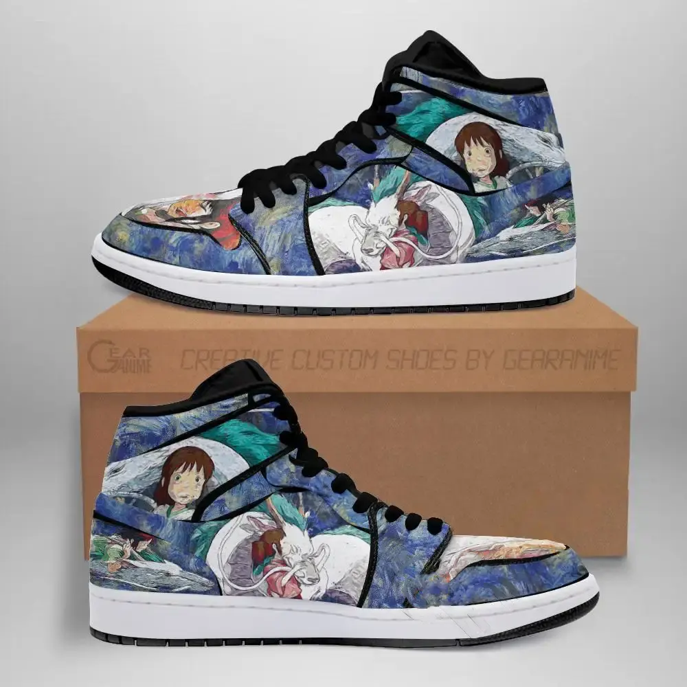 Chihiro Haku Dragon Starry Night Style Spirited Away Amazon Air Jordan Shoes