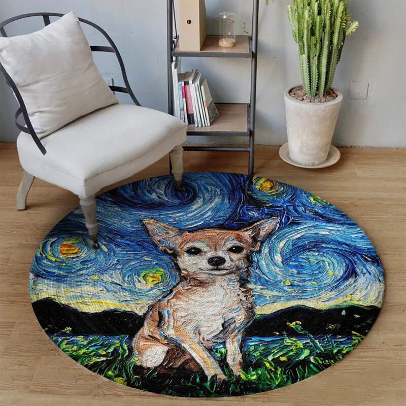 Chihuahua Limited Edition Round Rug 5 Chihuahua Limited Edition Round Rug
