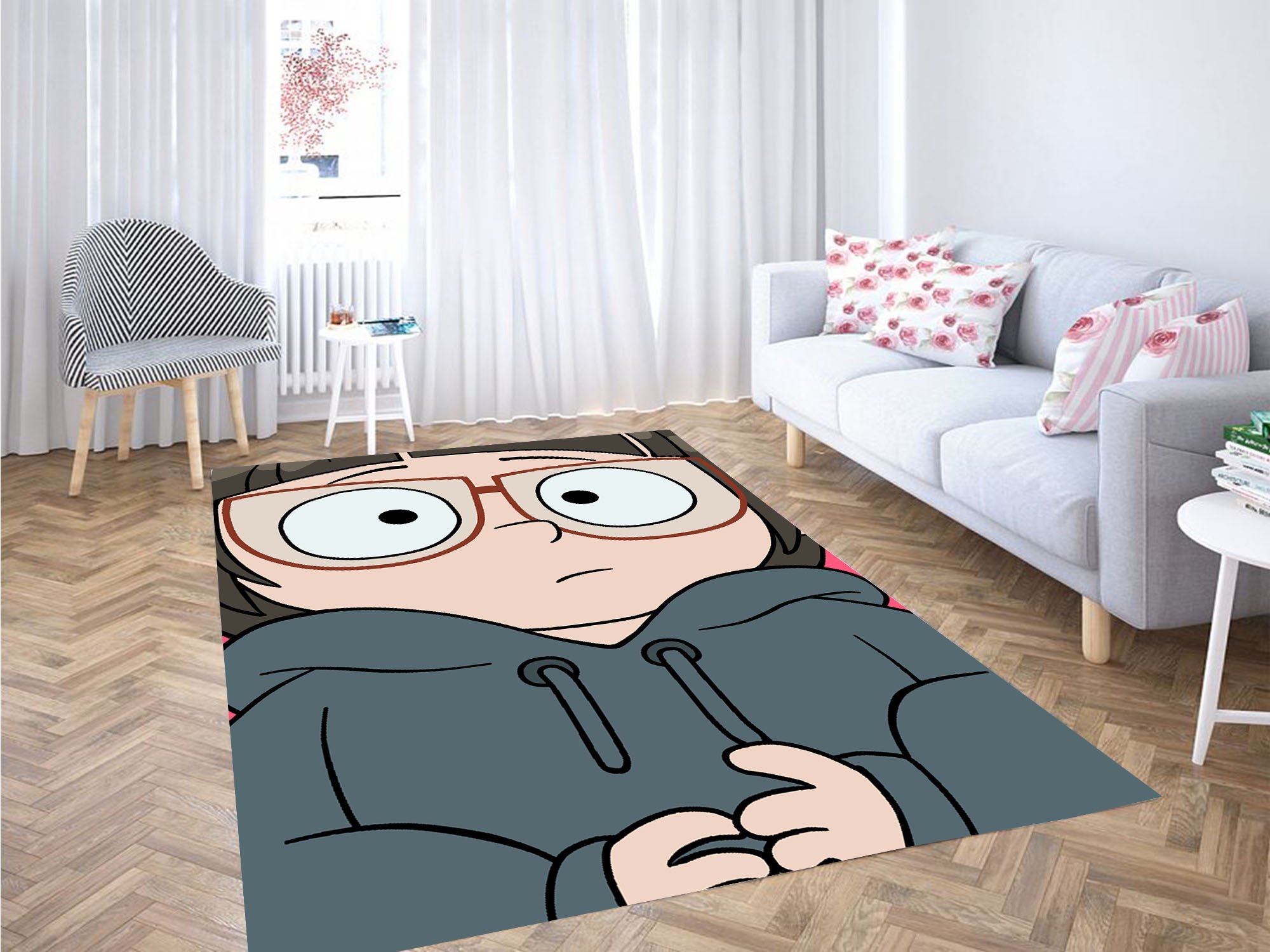 Chloe We Bare Bears Carpet Rug