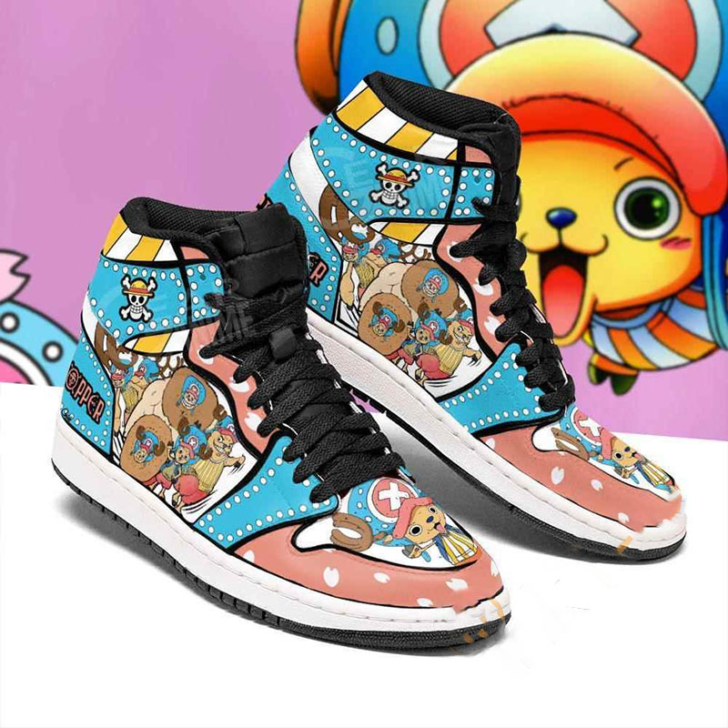 Chopper Straw Hat Priates One Piece Sneakers Anime Air Jordan Shoes