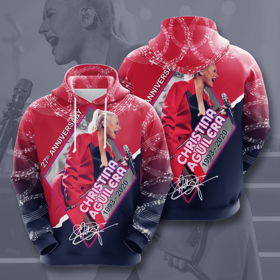 Christina Aguilera Custom Hoodie 3D