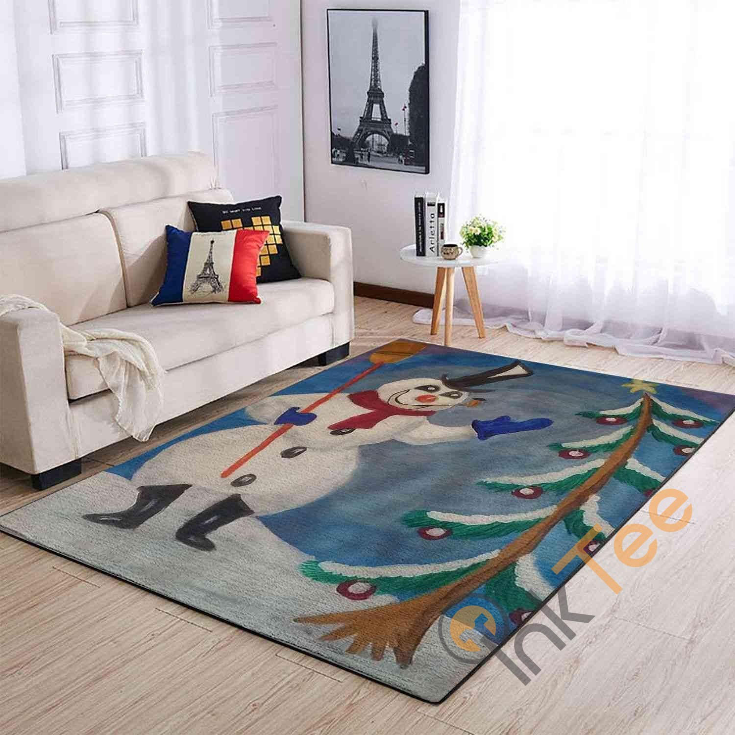 Christmas Frosty The Snowman Area Rug 5 Christmas Frosty The Snowman Area Rug