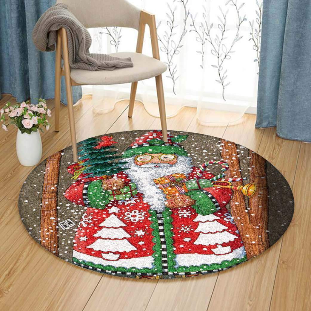 Christmas Limited Edition Round Rug 2 Christmas Limited Edition Round Rug