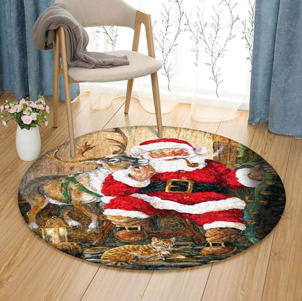 Christmas Limited Edition Round Rug 2 Christmas Limited Edition Round Rug