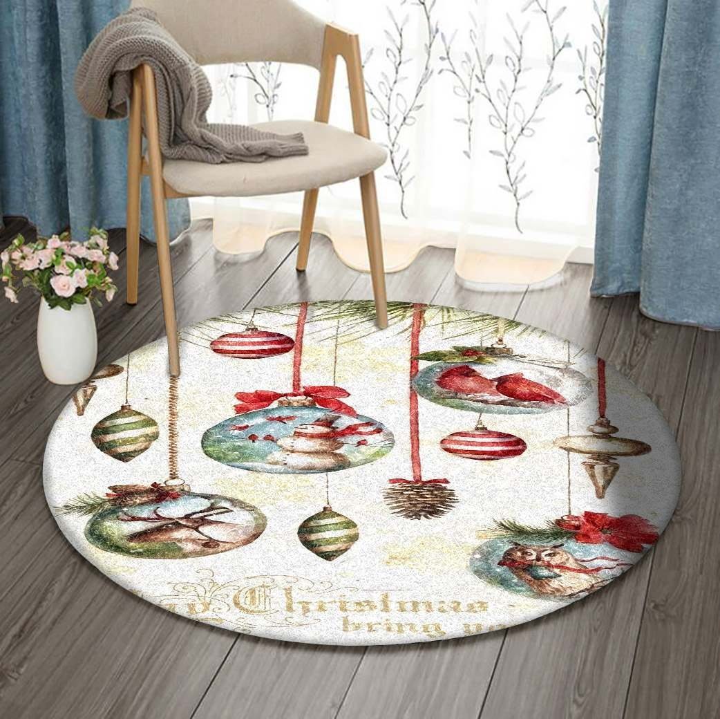 Christmas Limited Edition Round Rug 8 Christmas Limited Edition Round Rug