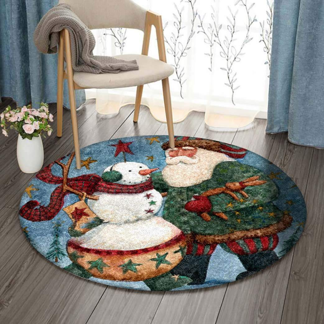 Christmas Limited Edition Round Rug 2 Christmas Limited Edition Round Rug