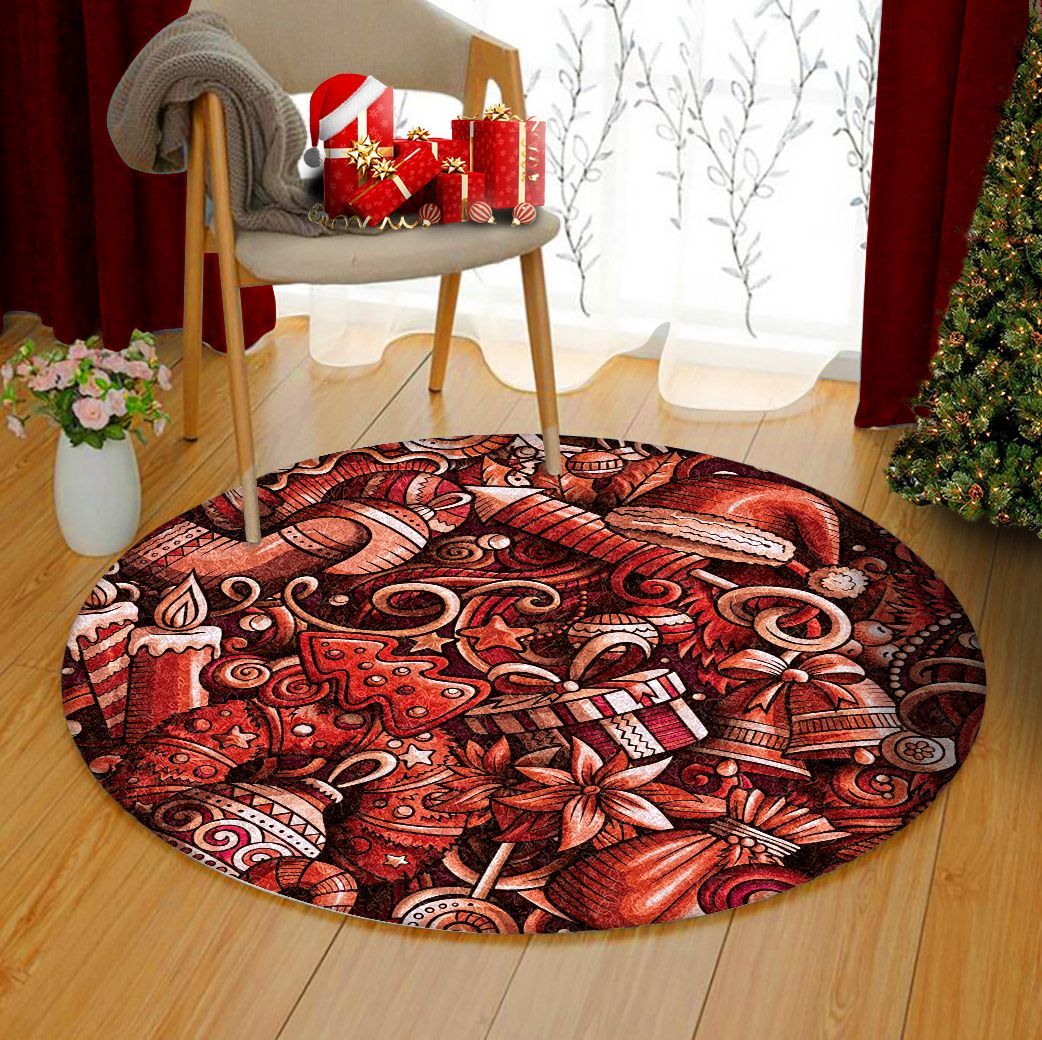 Christmas Limited Edition Round Rug 1 Christmas Limited Edition Round Rug