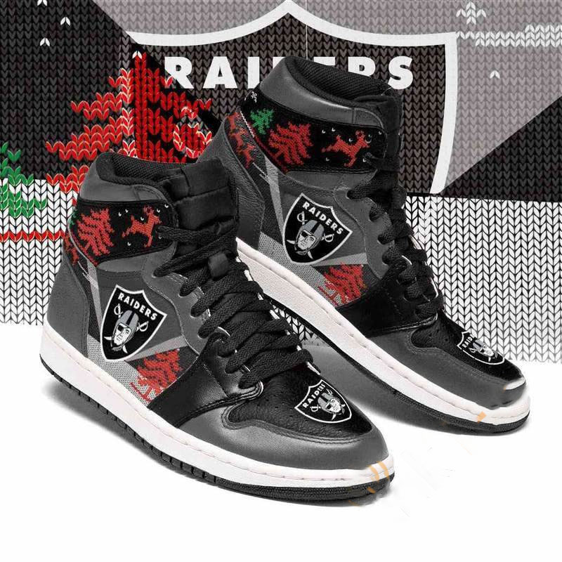 Christmas Oakland Raiders Nfl Custom Air Jordan Shoes 15 Christmas Oakland Raiders Nfl Custom Air Jordan Shoes