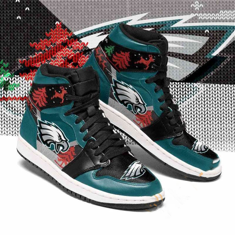 Christmas Philadelphia Eagles Nfl Custom Air Jordan Shoes 7 Christmas Philadelphia Eagles Nfl Custom Air Jordan Shoes