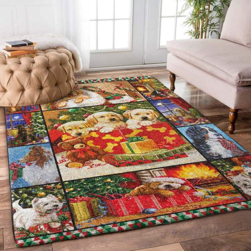 Christmas Puppy Limited Edition Rug 5 Christmas Puppy Limited Edition Rug