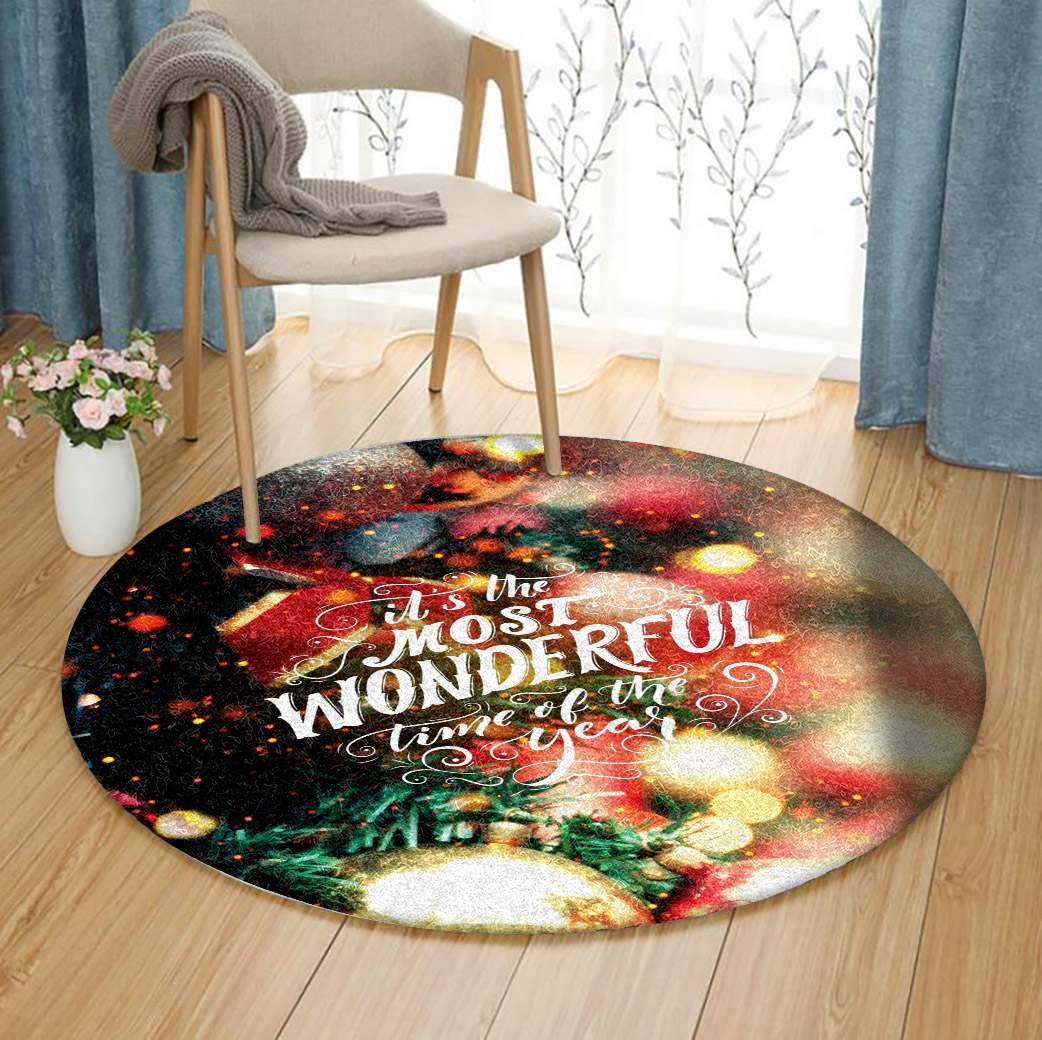 Christmas Quotes Limited Edition Round Rug 2 Christmas Quotes Limited Edition Round Rug