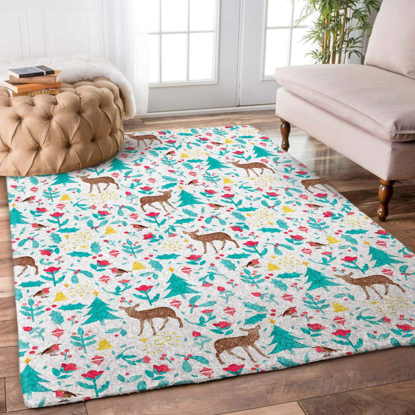 Christmas Reindeer Limited Edition Rug 4 Christmas Reindeer Limited Edition Rug