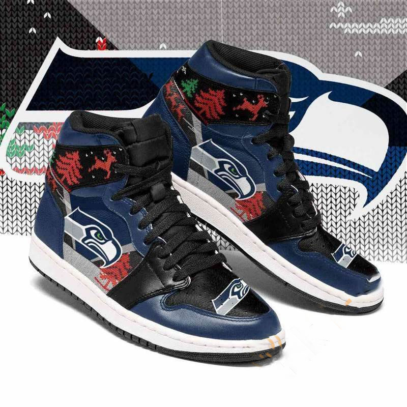 Christmas Seattle Seahawks Nfl Custom Air Jordan Shoes
