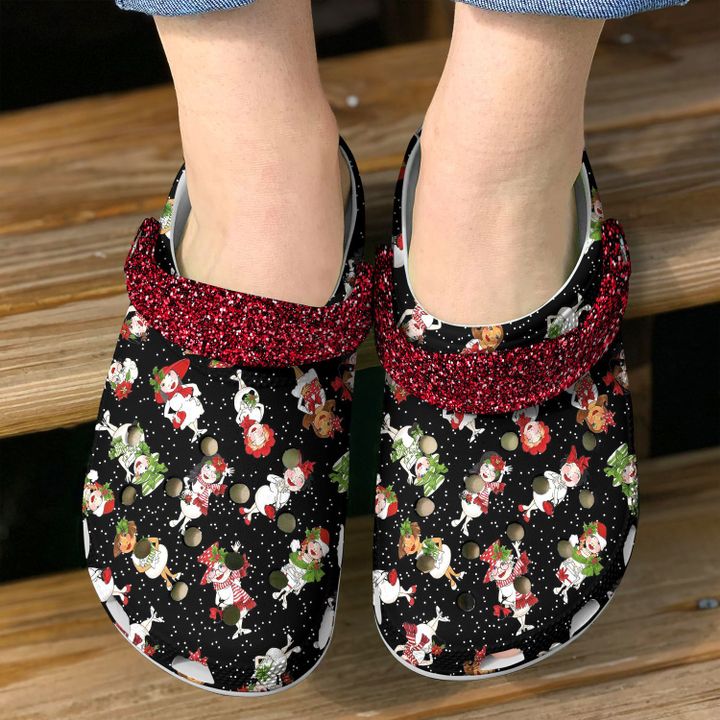 Christmas Snowball Ladies Crocs Clog Shoes