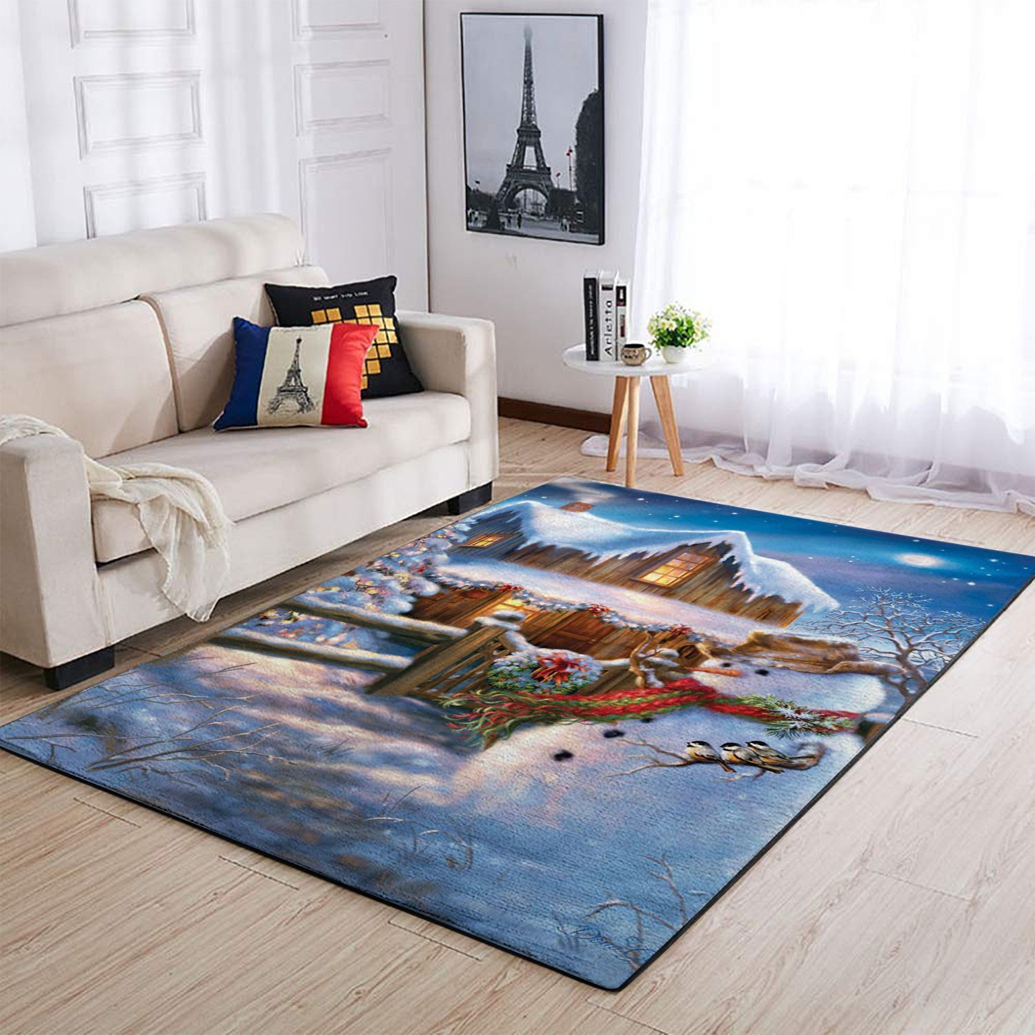 Christmas Snowman Area Limited Edition Rug