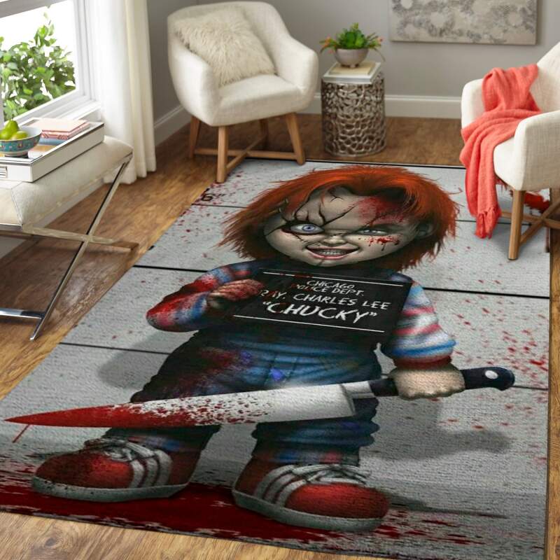Chucky With The Knife Child's Play Area Limited Edition Rug 3 Chucky With The Knife Child’s Play Area Limited Edition Rug